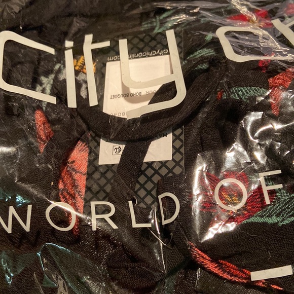 Boho Bouquet Black Maxi Dress - Picture 3 of 7